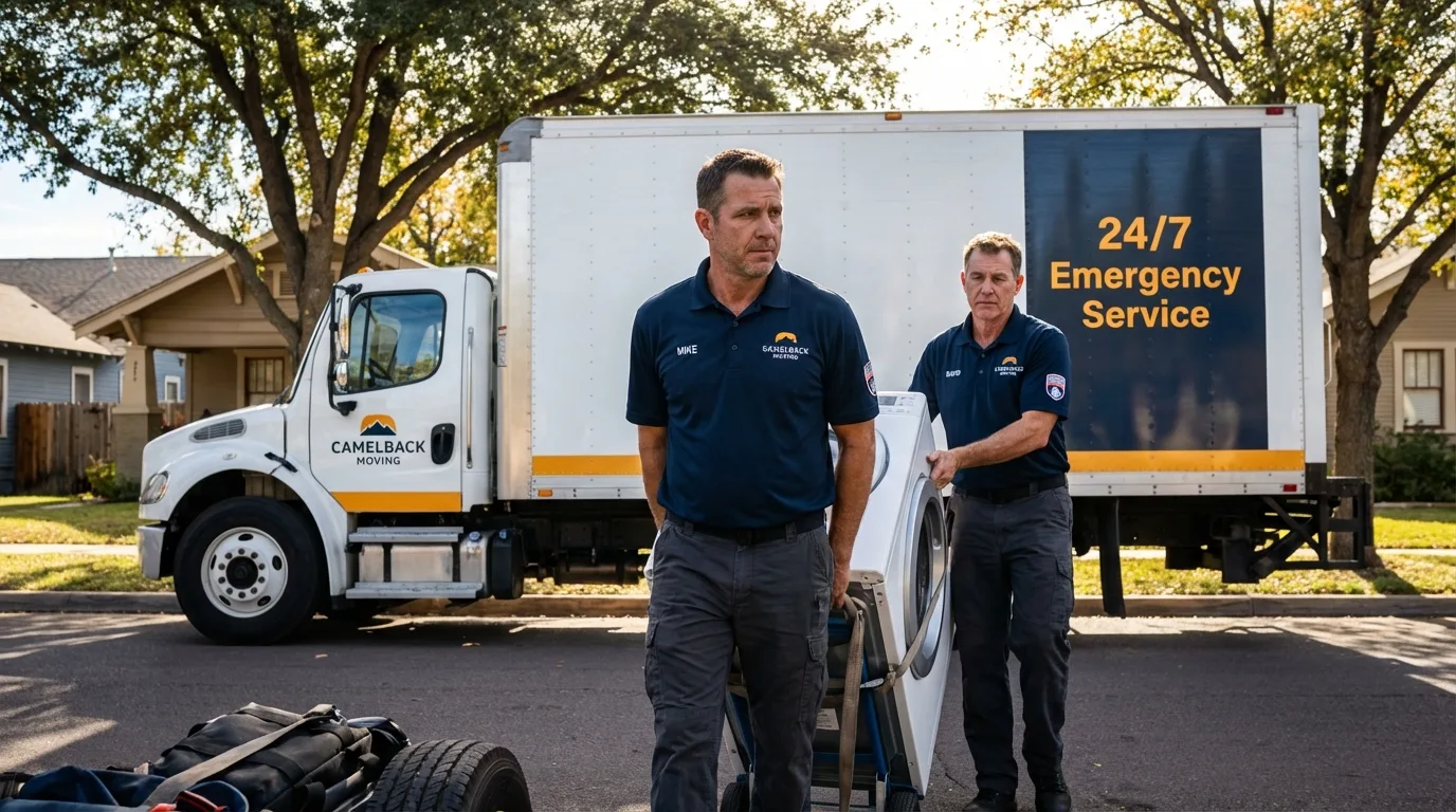 CamelBack Moving crew loading furniture in Harkers Island, NC