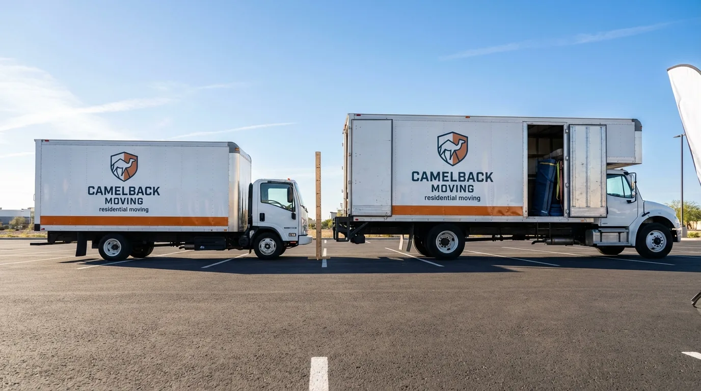 Moving truck size capacity guide in Harkers Island